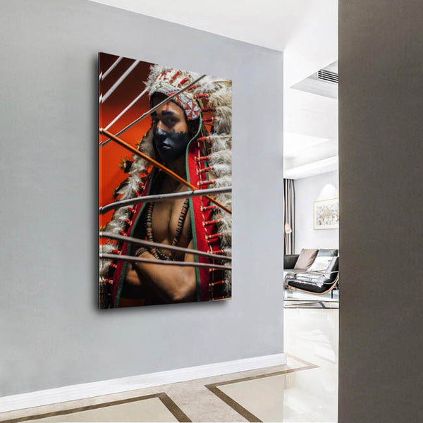 Red Headman II-Timo RedForest-RedForest Fineart